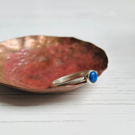 Lapis Lazuli single stone ring