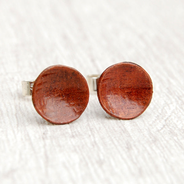 Copper circle studs