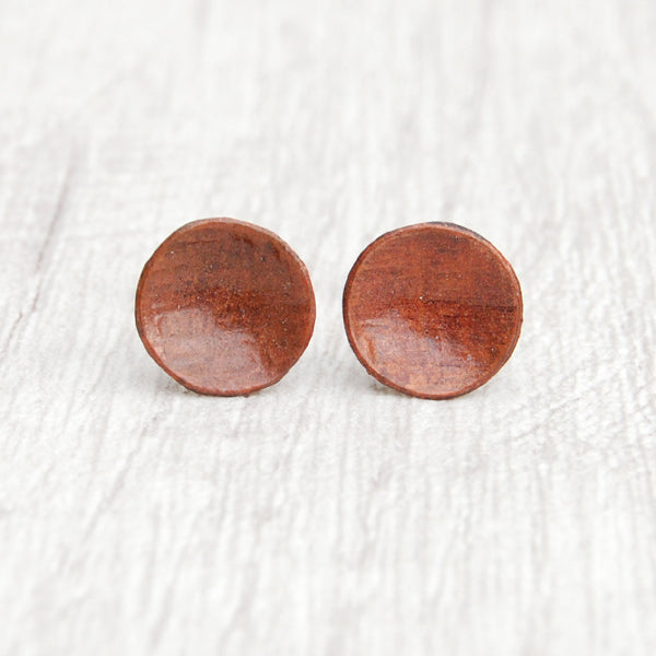 Copper circle studs