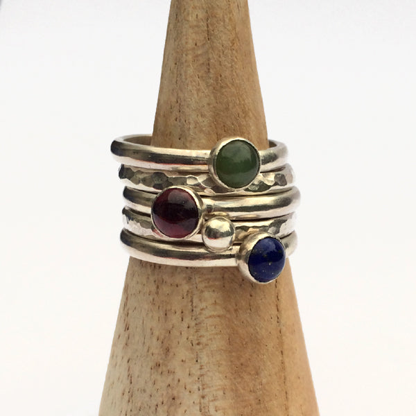 Lapis Lazuli single stone ring