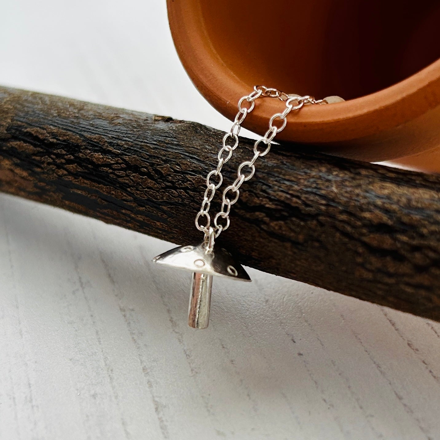 Toadstool pendant