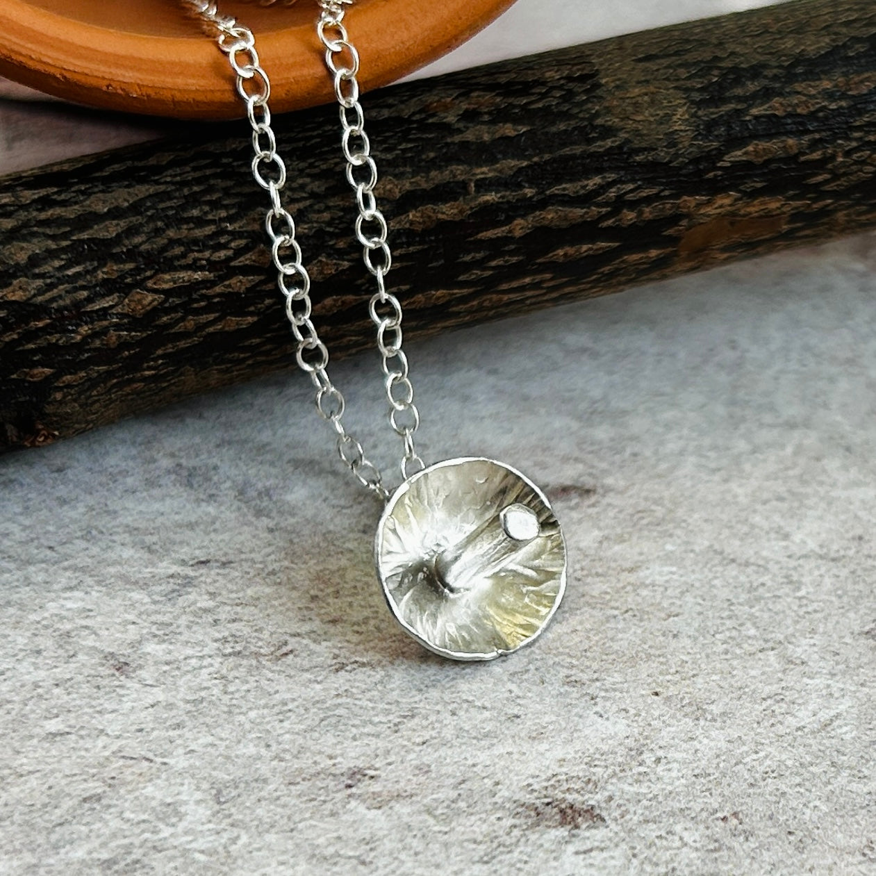 Toadstool pendant