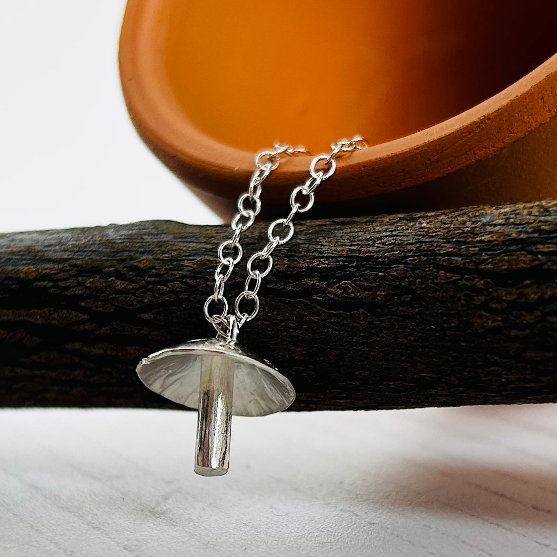Toadstool pendant