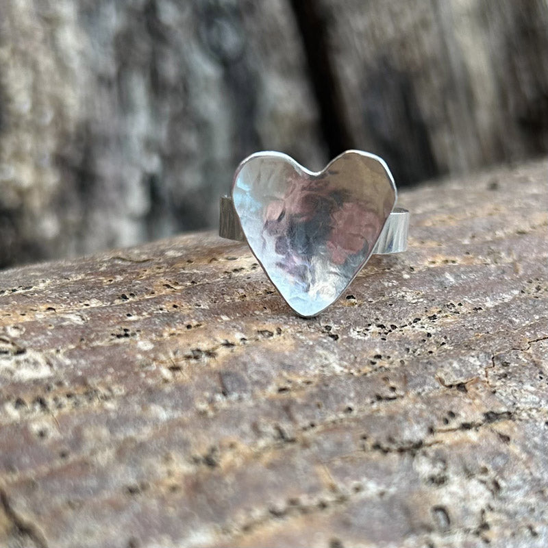 Large heart ring