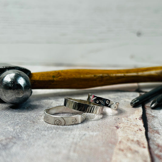 Private workshop - Single textured ring workshop