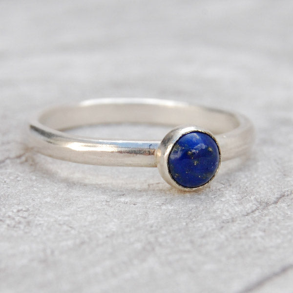 Lapis Lazuli single stone ring